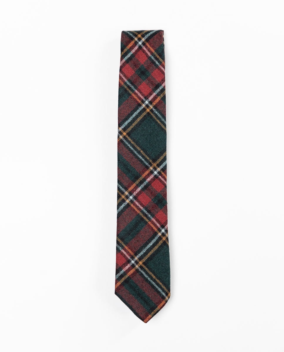 Green Tartan Tie
