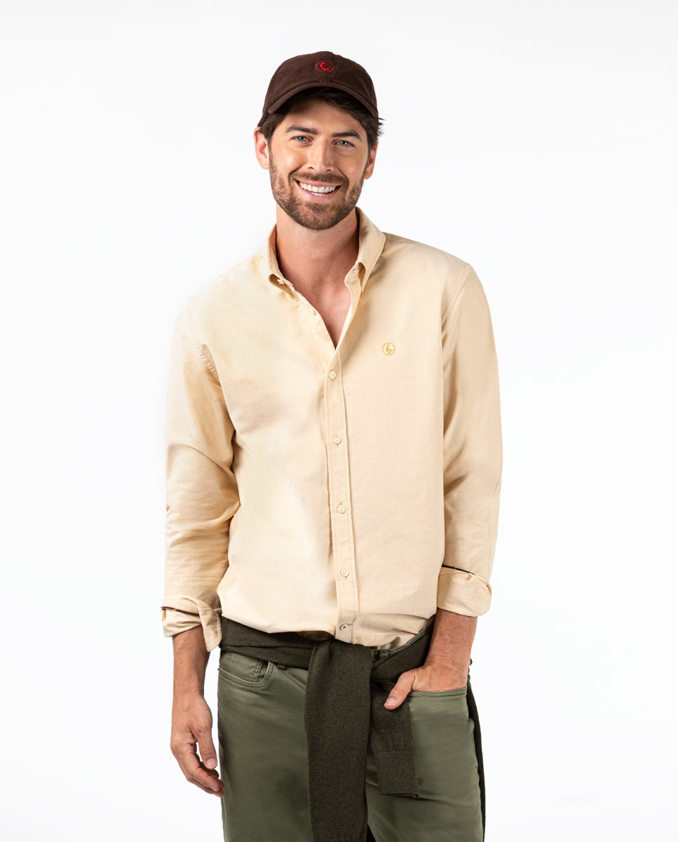 Chemise Oxford Jaune