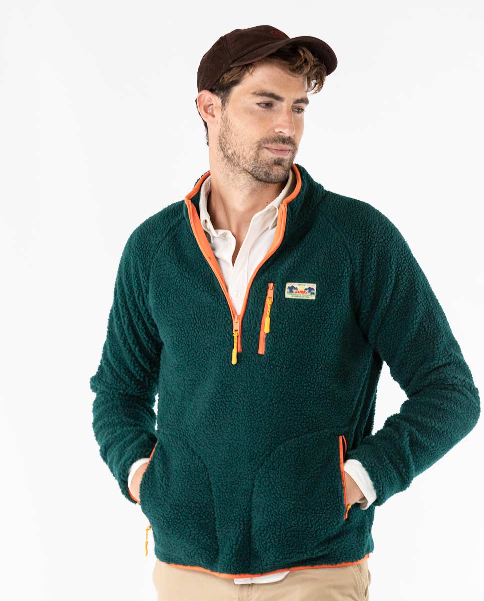 Fleece Pullover Verde