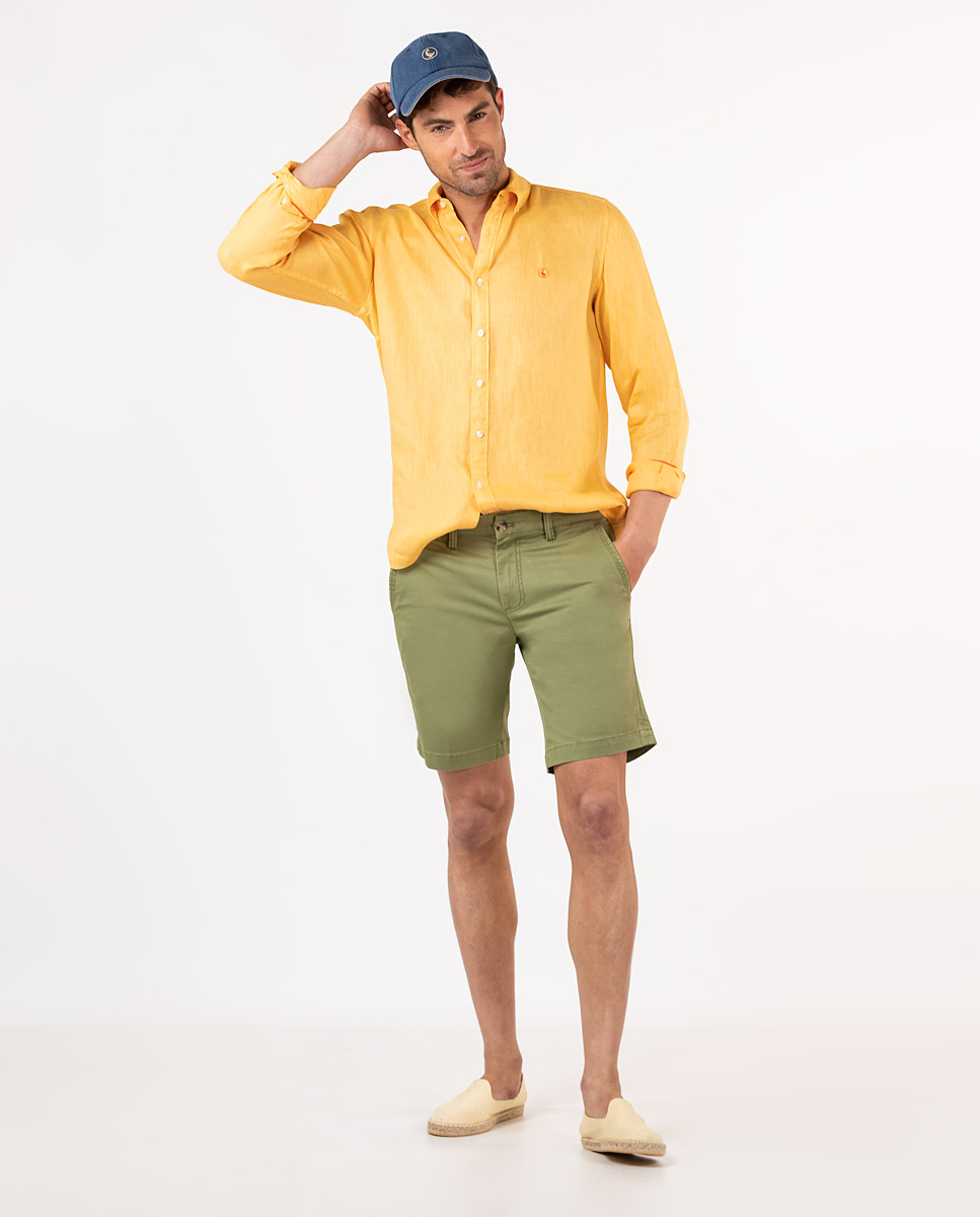 Khaki Bermuda Shorts | El Ganso®