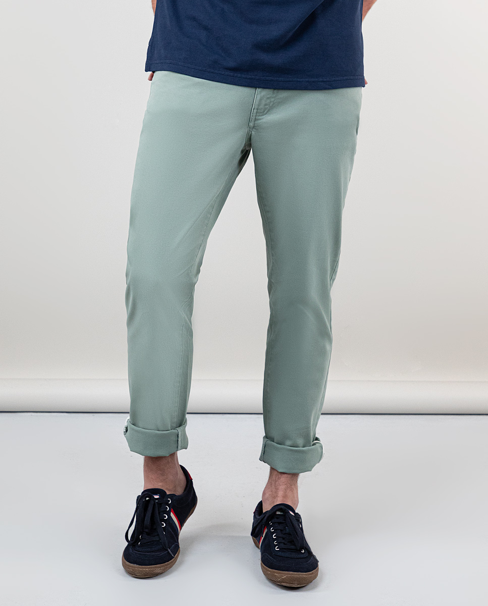 Pantalon 5 Poches Vert