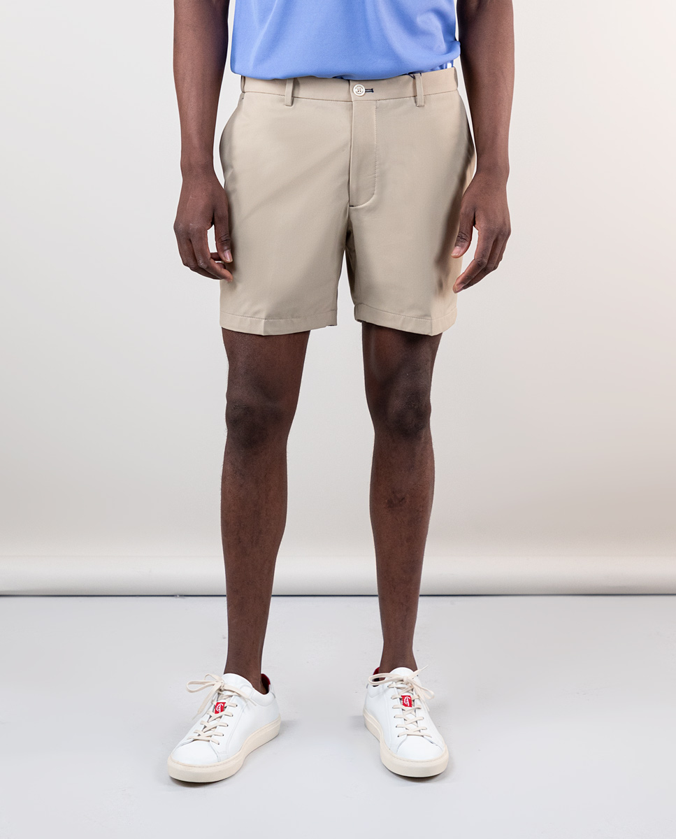 Beige Sepiia Bermudas