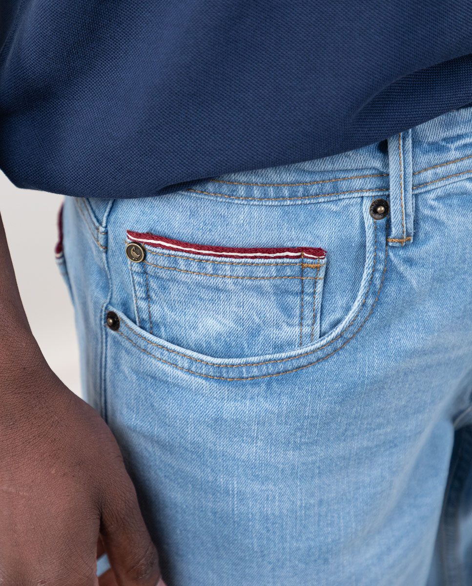 Jeans Slim Fit Azul