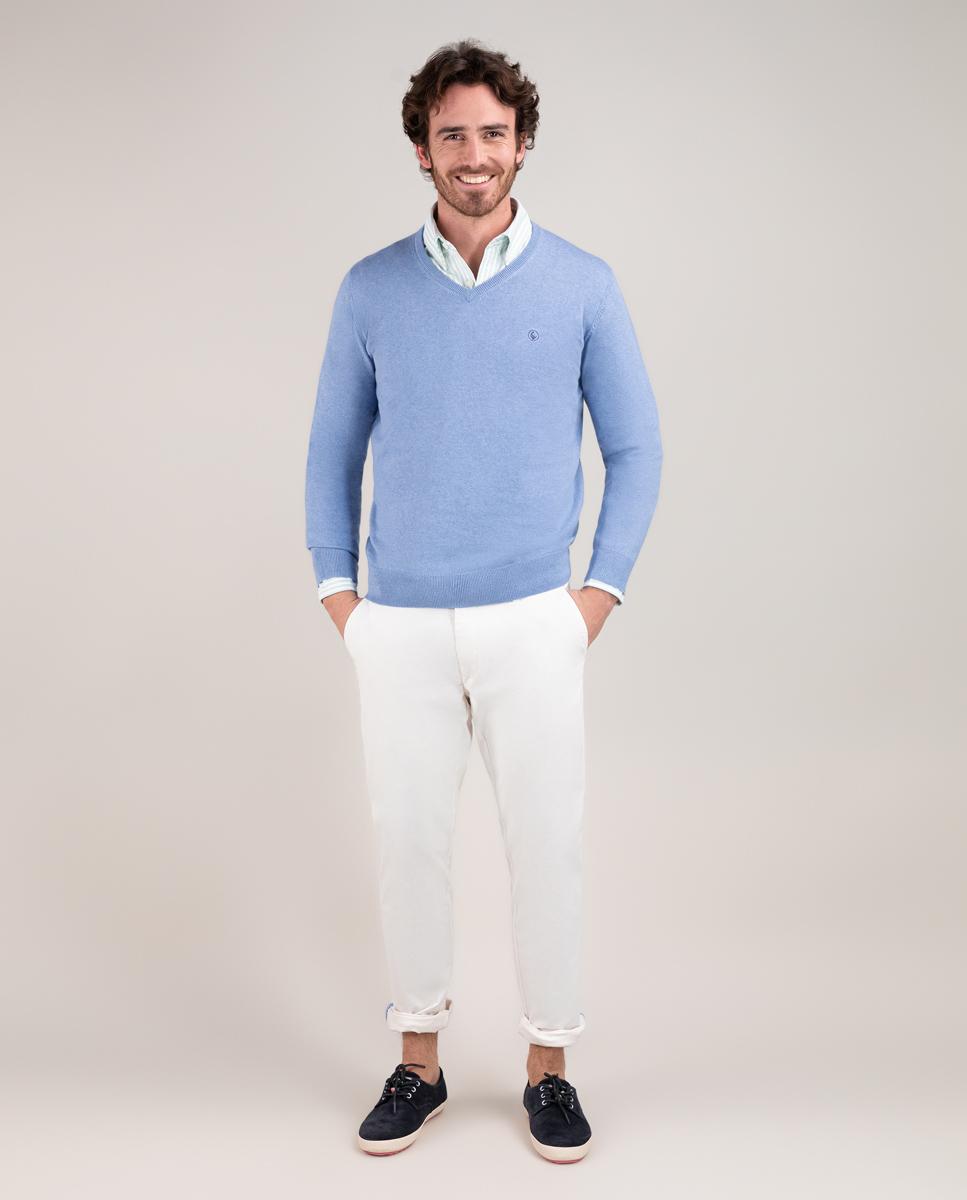 Pantalón Chino Básico Blanco