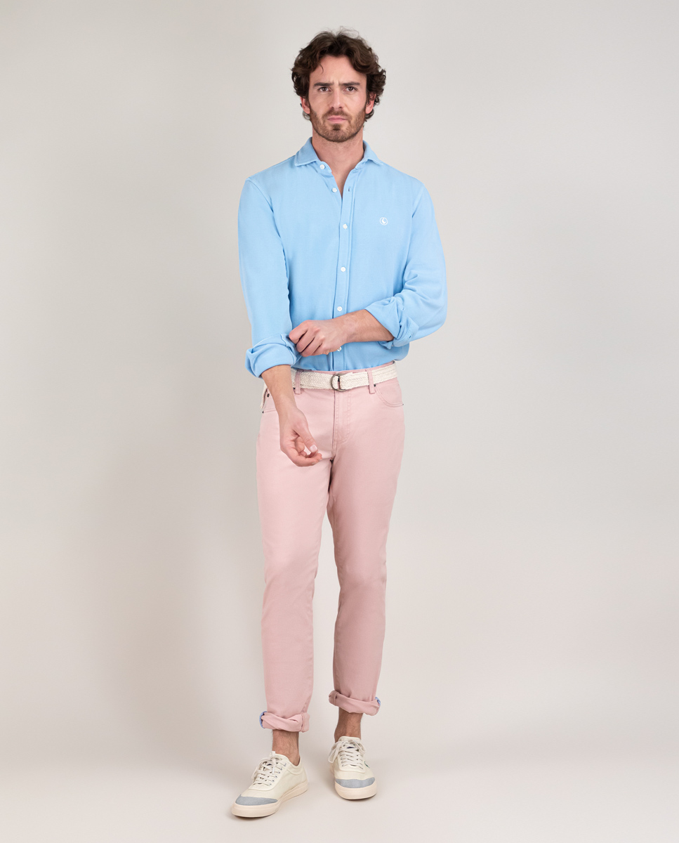Pantalón 5 Bolsillos Rosa