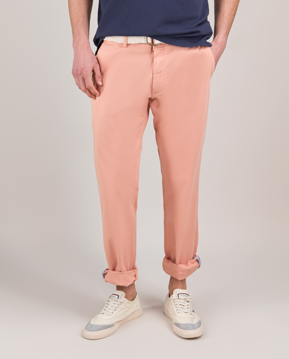 Pantalón Chino Verano Naranja