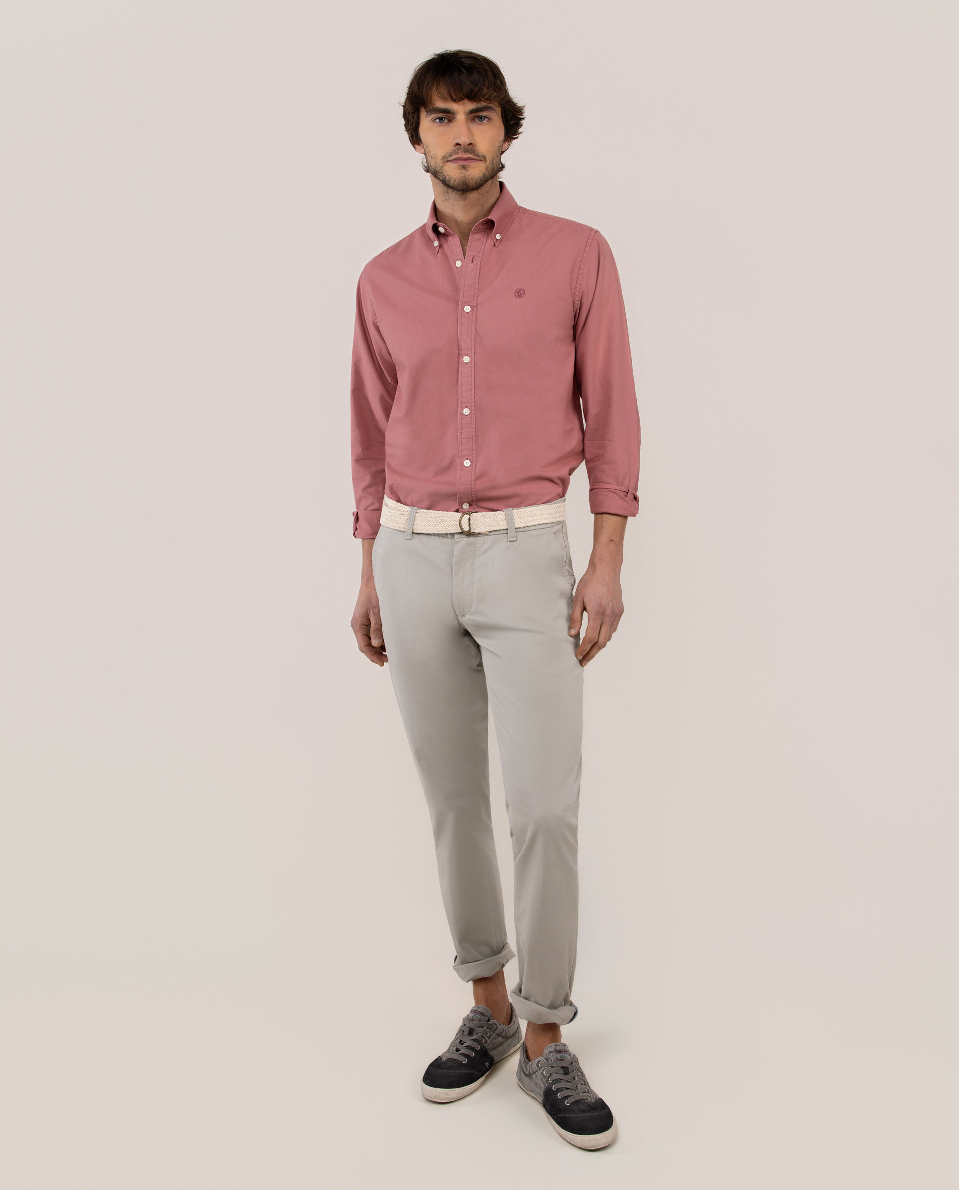 Pantalón Chino Básico Verde Claro