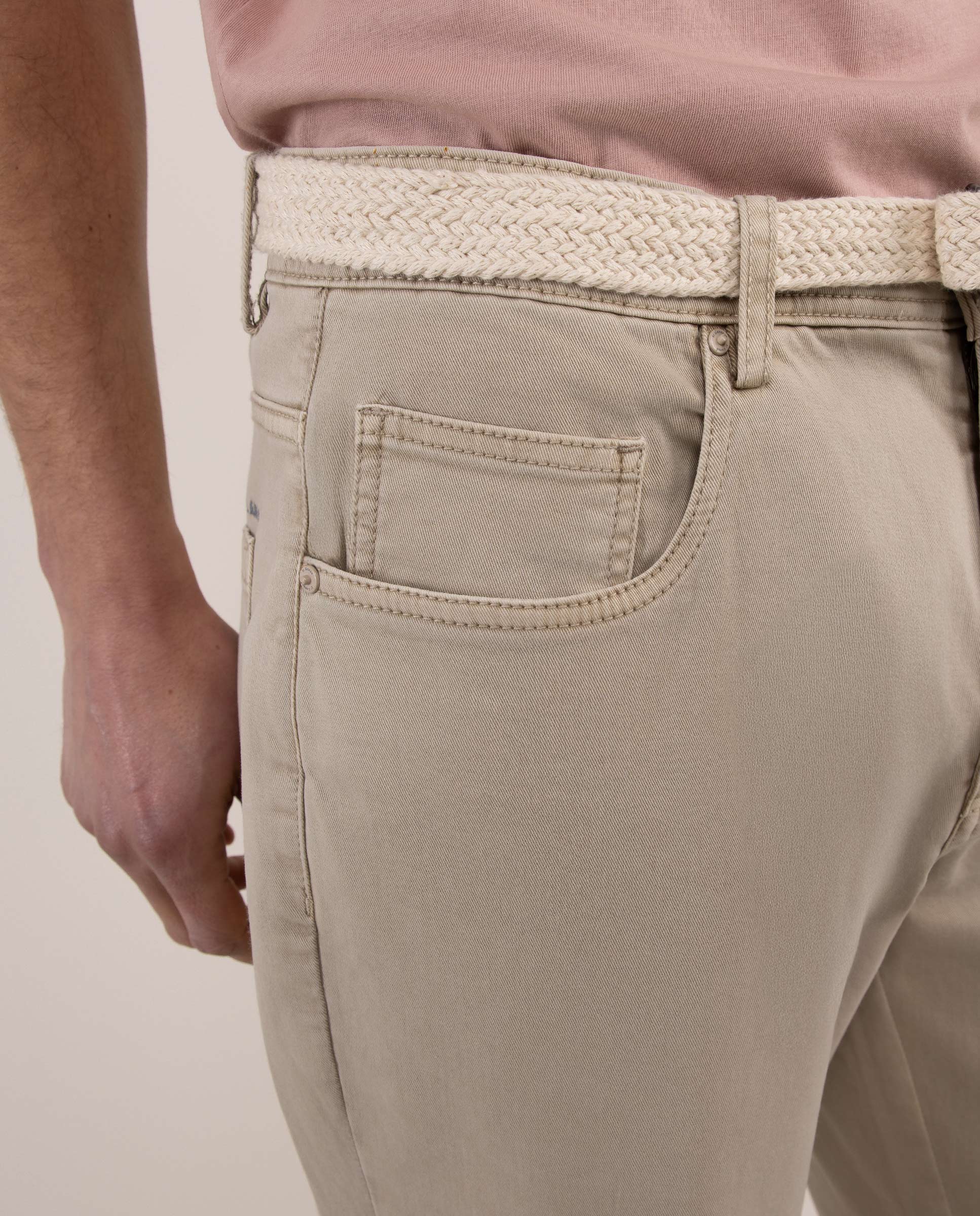 Pantalón 5 Bolsillos Beige