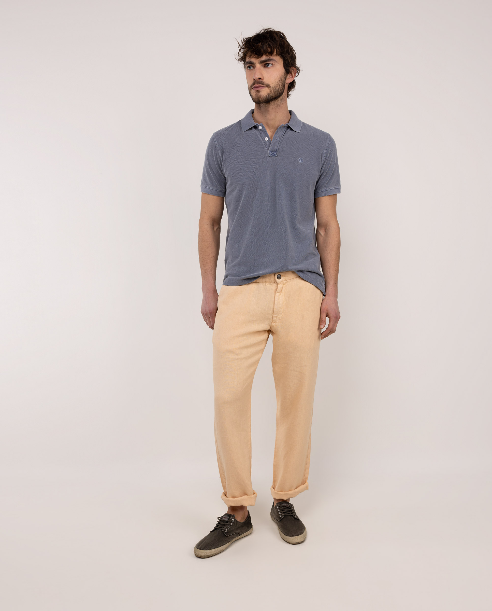 Pantalón Lino Amarillo