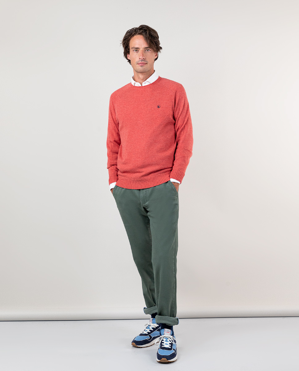 Green Winter Chinos