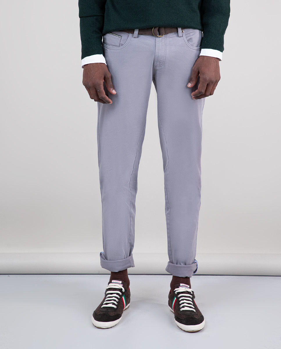 Pantalón 5 Bolsillos Gris