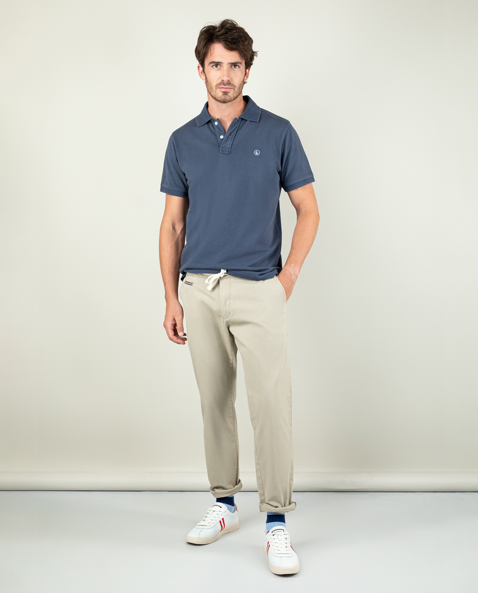 Calça Judô com Renda Bege