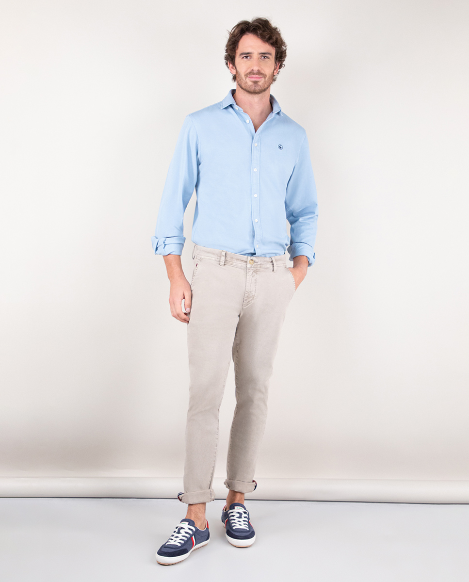 Pantalón Chino Básico Beige LATAM