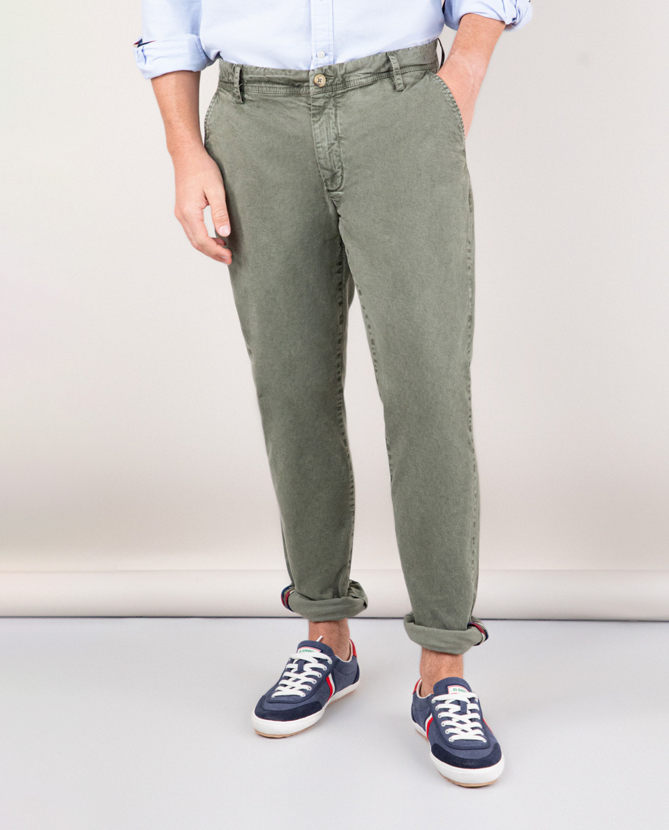 Pantalon Chino Basique Vert LATAM