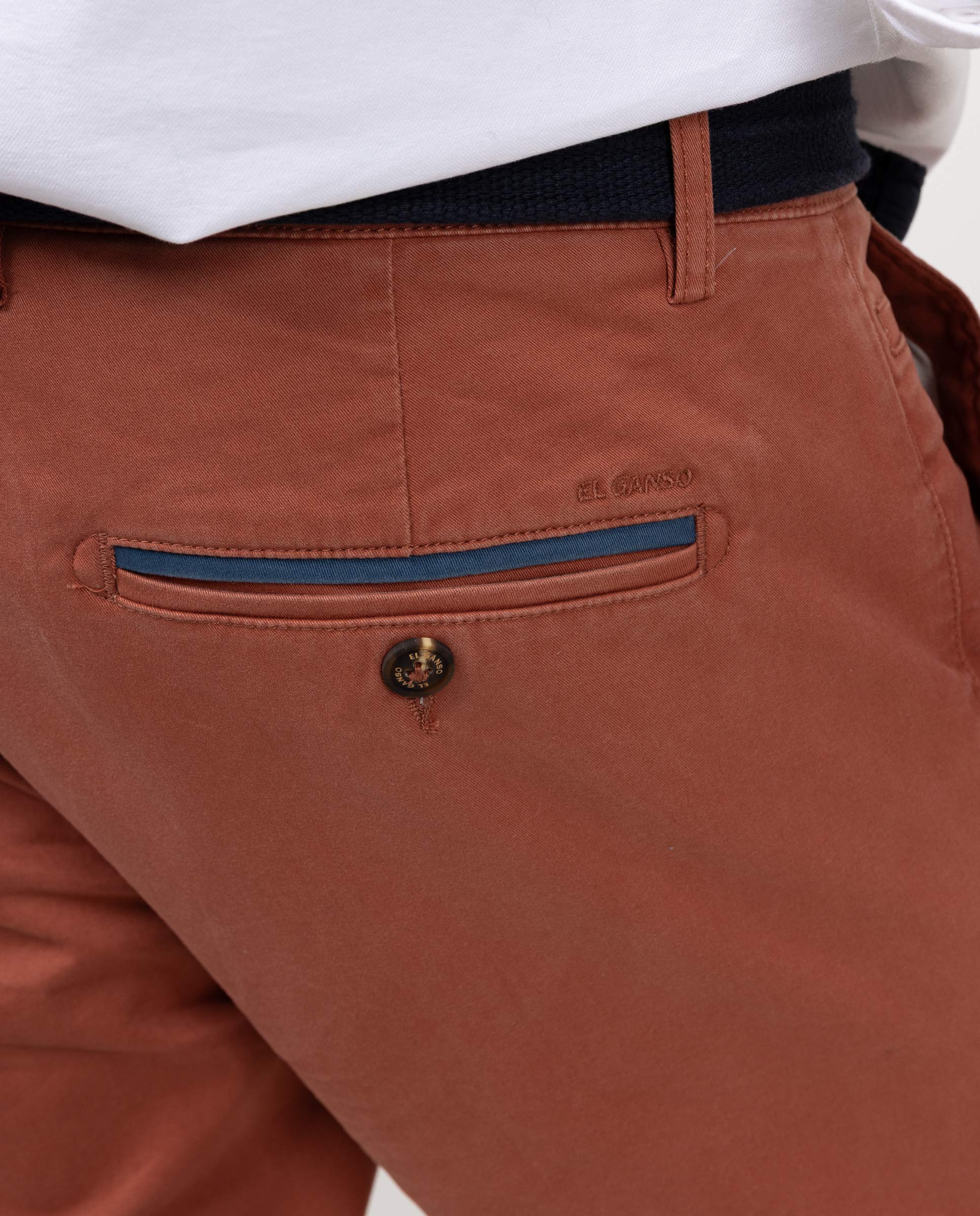 Terracotta Slim Fit Chinos