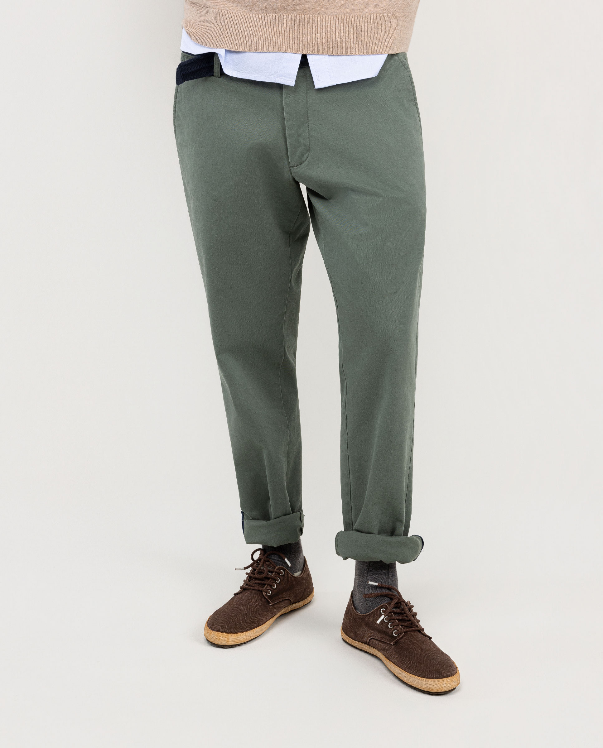 Pantalón Chino Verde Regular Fit