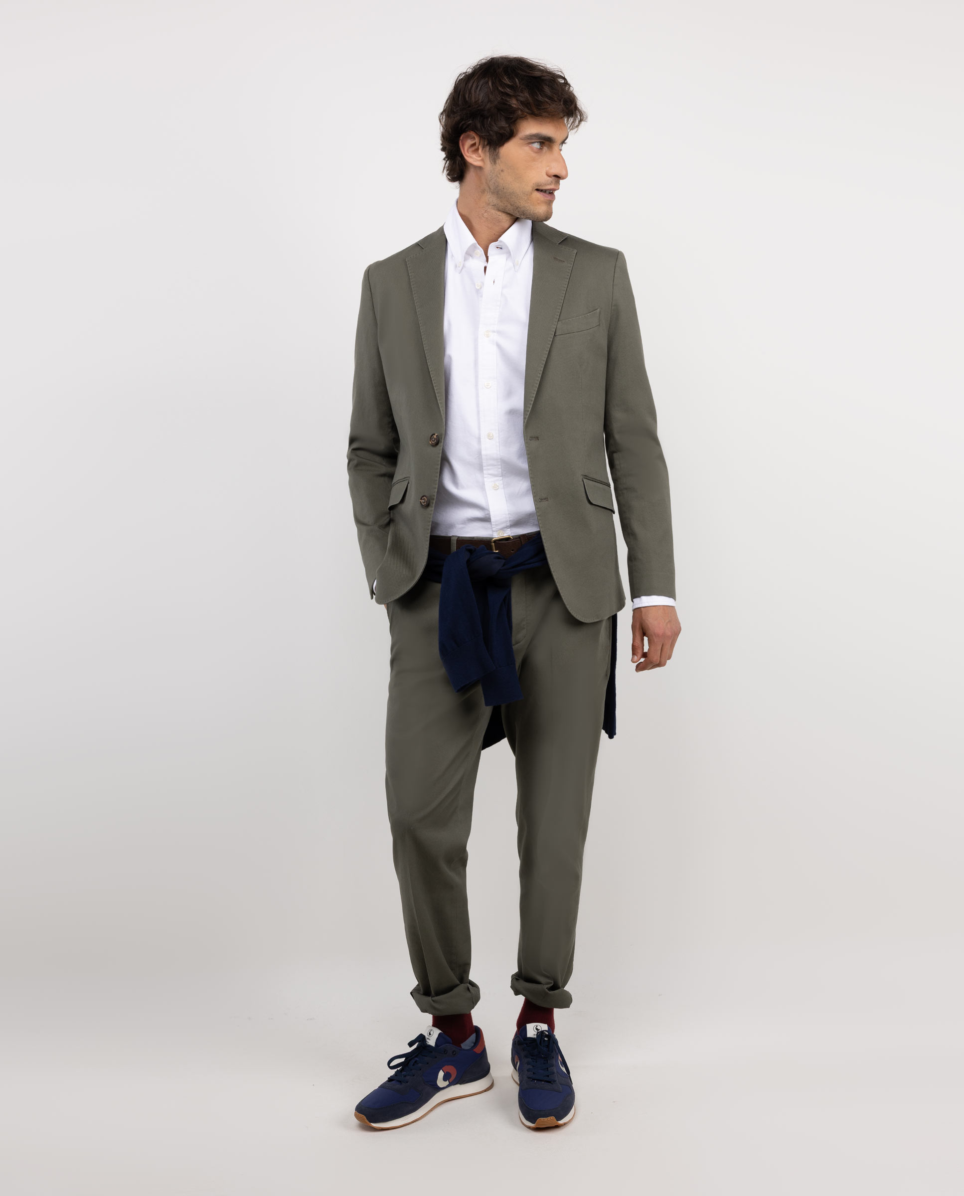 Pantalon Ensemble Panama Délavé Vert