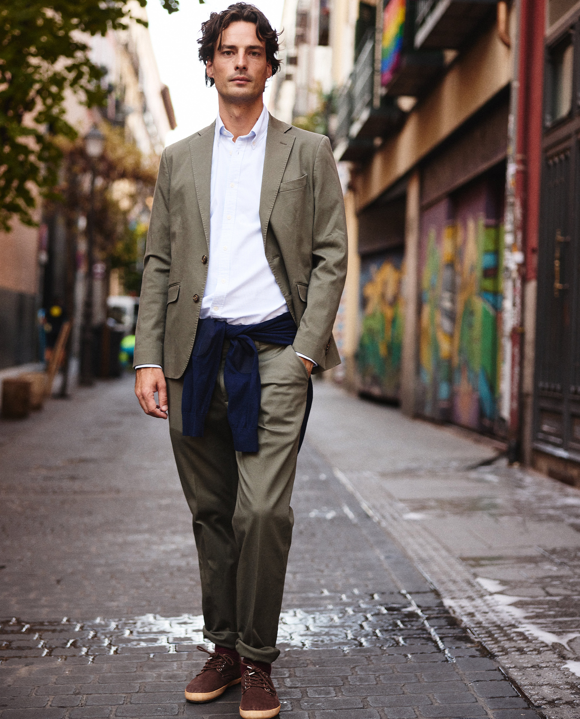 Pantalón Coordinado Panamá Lavado Verde