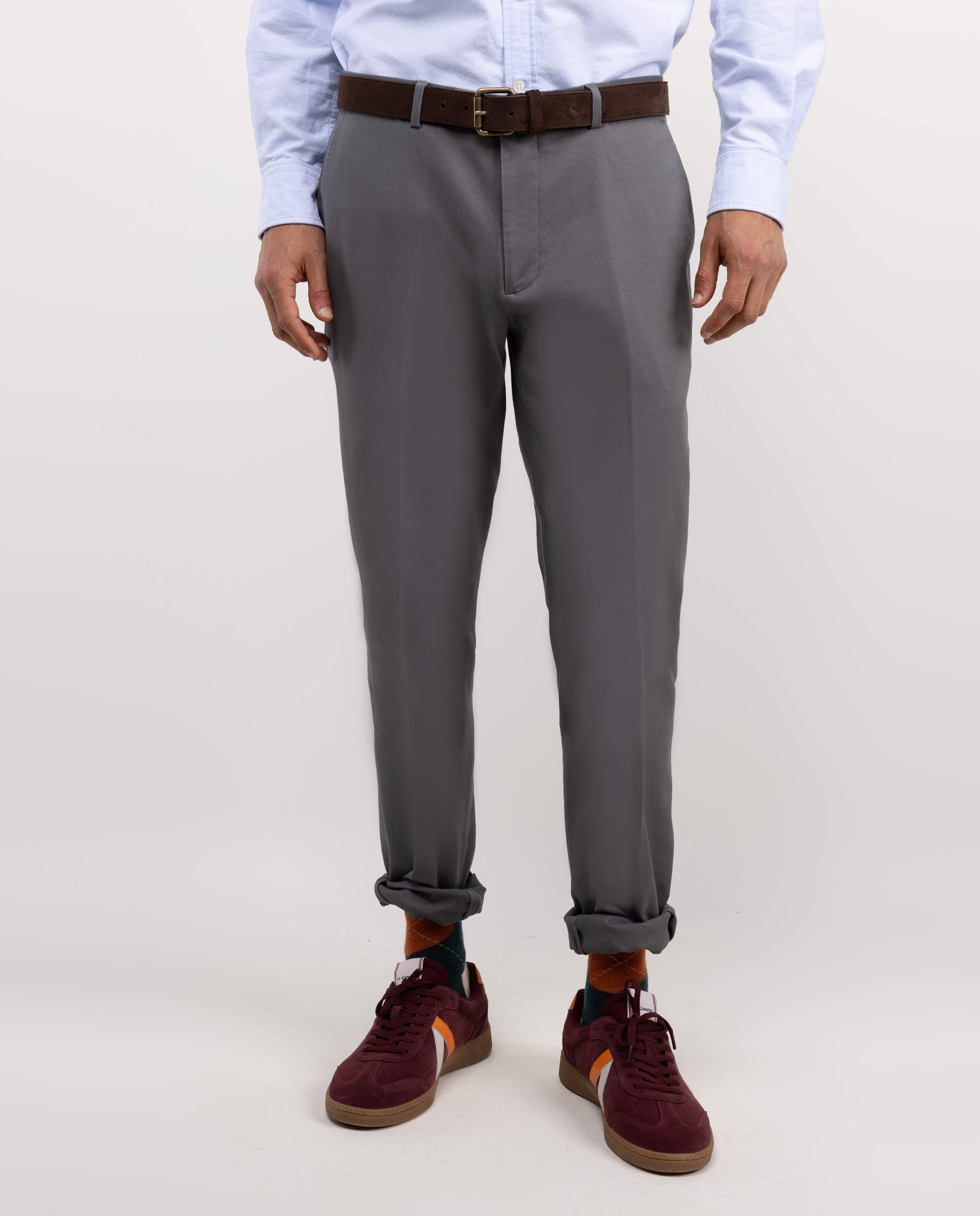 Pantalon Ensemble Panama Délavé Gris