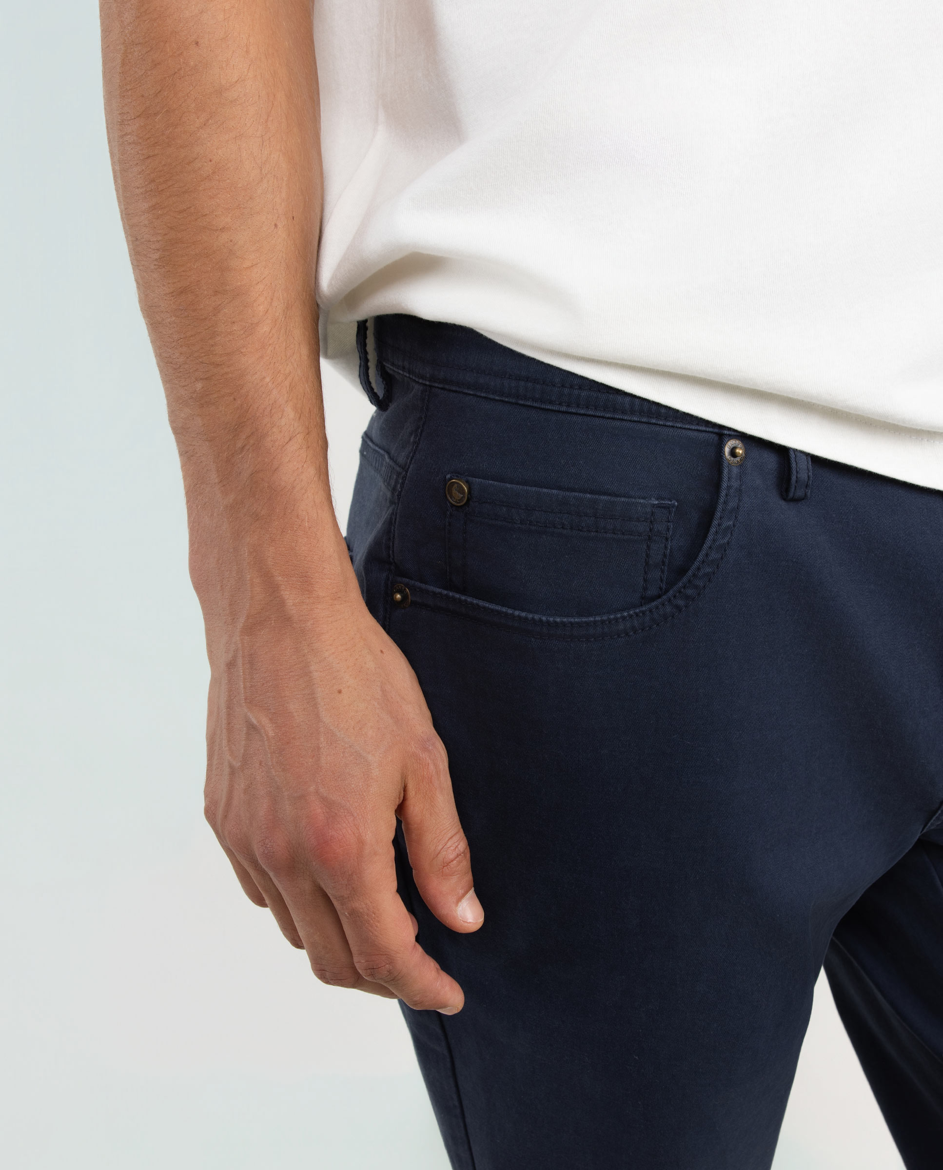 Pantalón 5 Bolsillos Marino