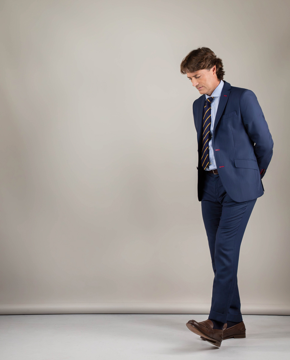 Blazer Blazer Simples Navy Birdseye Separado