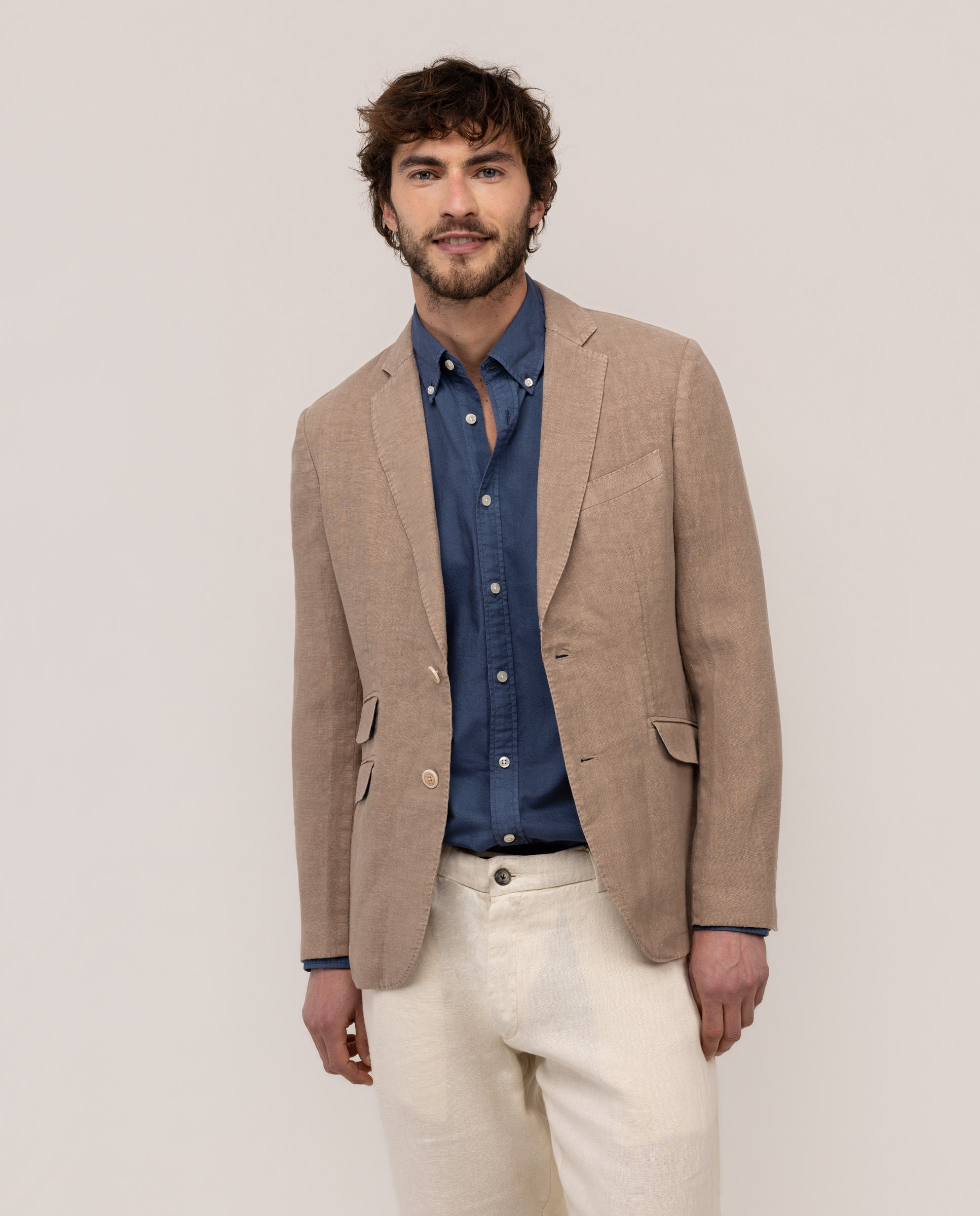 Americana Lino Garment Dyed Tostado