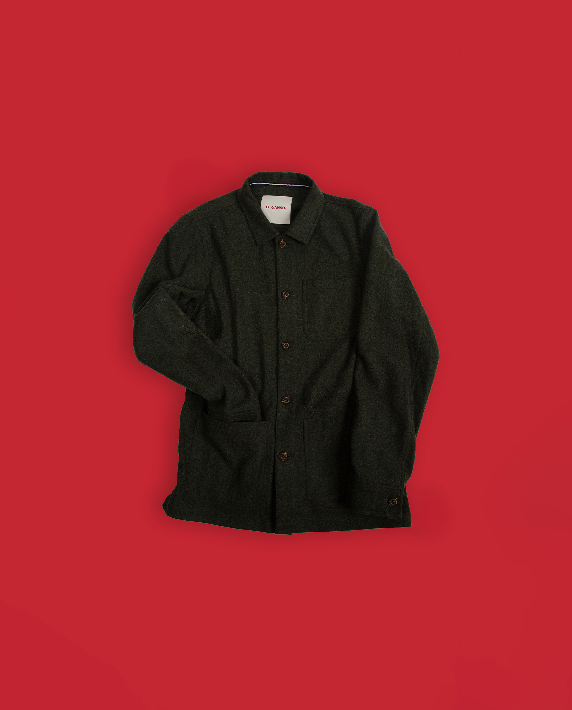 Sobrecamisa Lana Verde