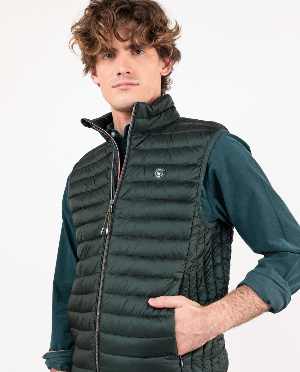 Colete Acolchoado Básico Verde