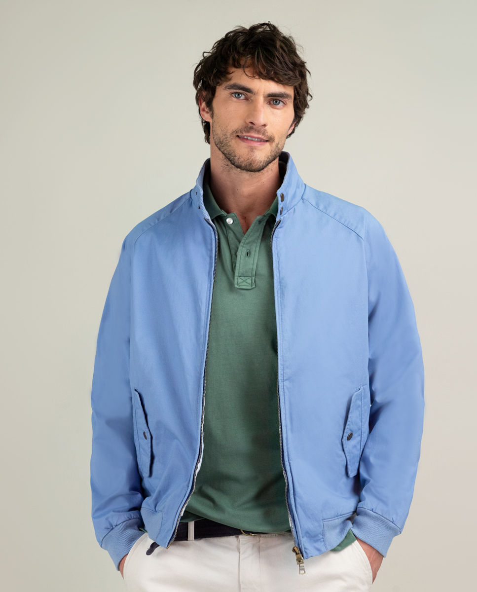 Blouson Harrington Blau