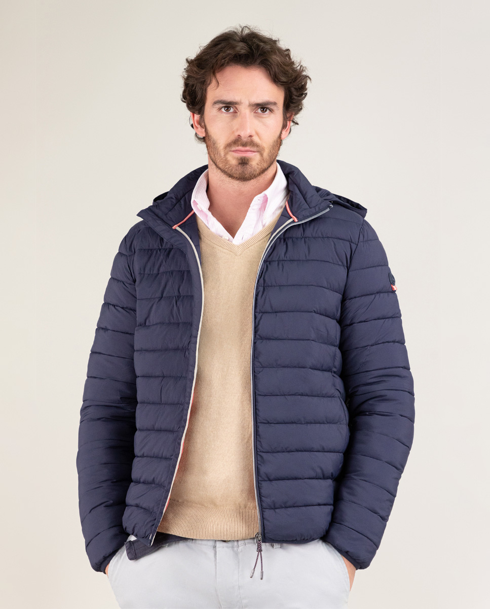 Chaqueta Acolchada Básica Marino