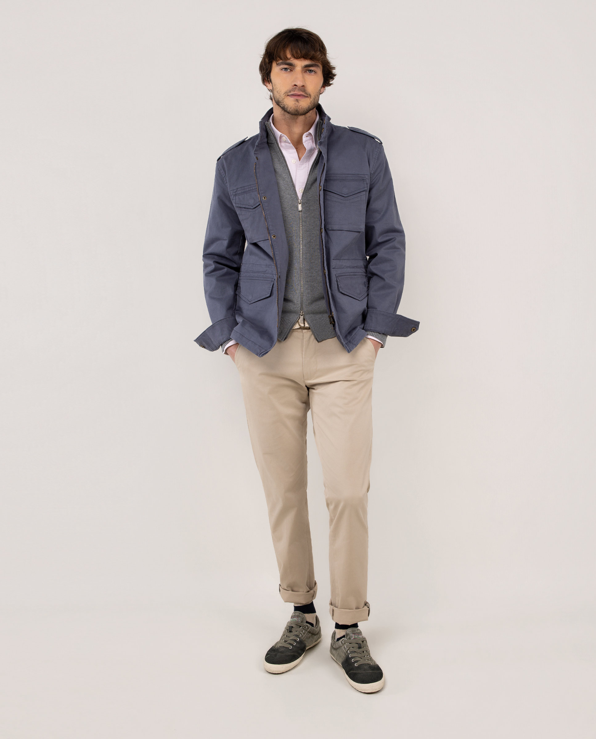 Field Jacket Marino