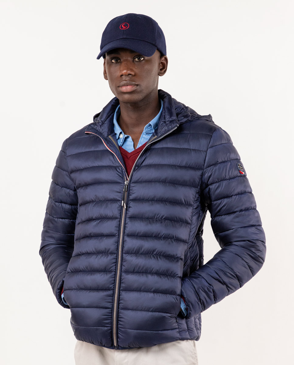 Jacke Gesteppt Basic Marineblau