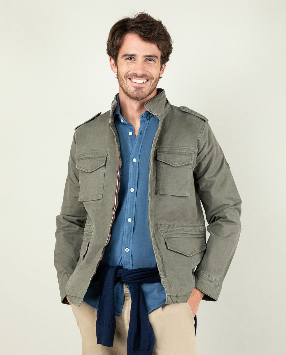 Veste Militaire Verte