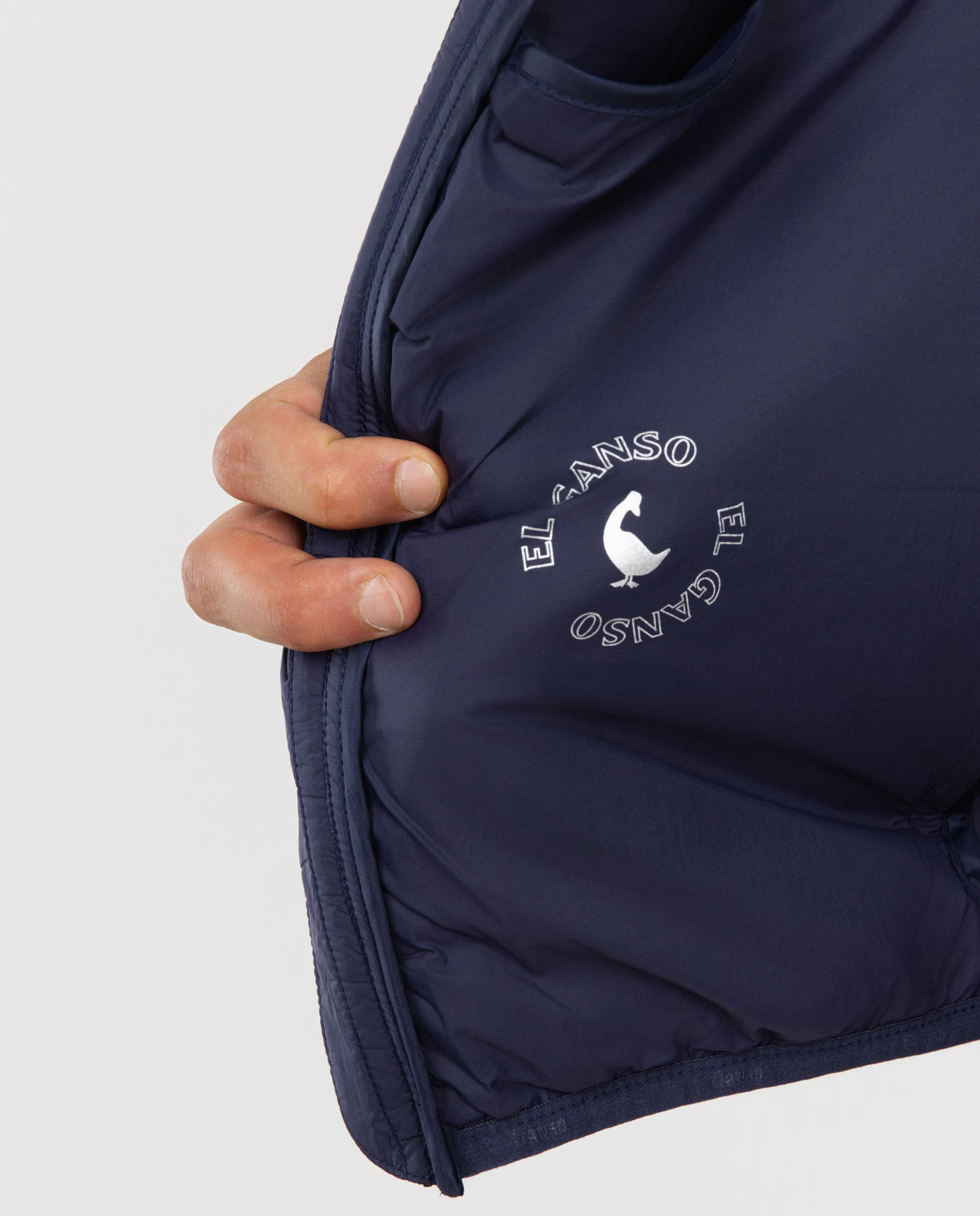 Weste Gesteppt Marineblau Outlet