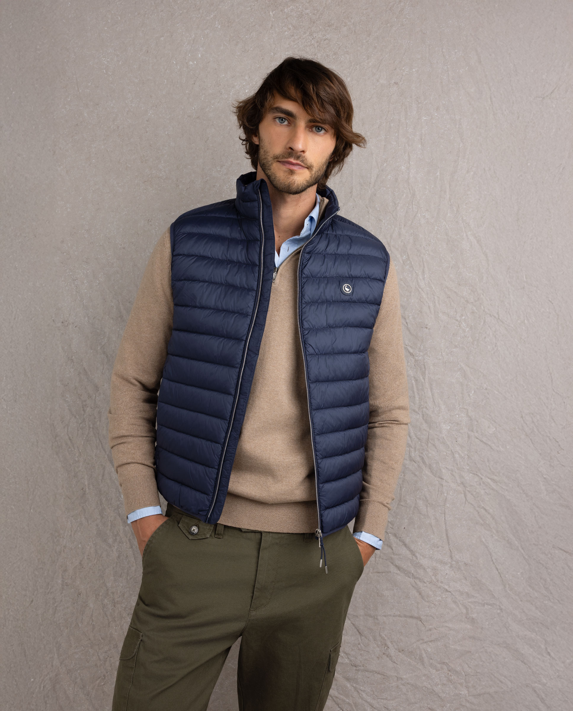 Basic Padded Navy Vest