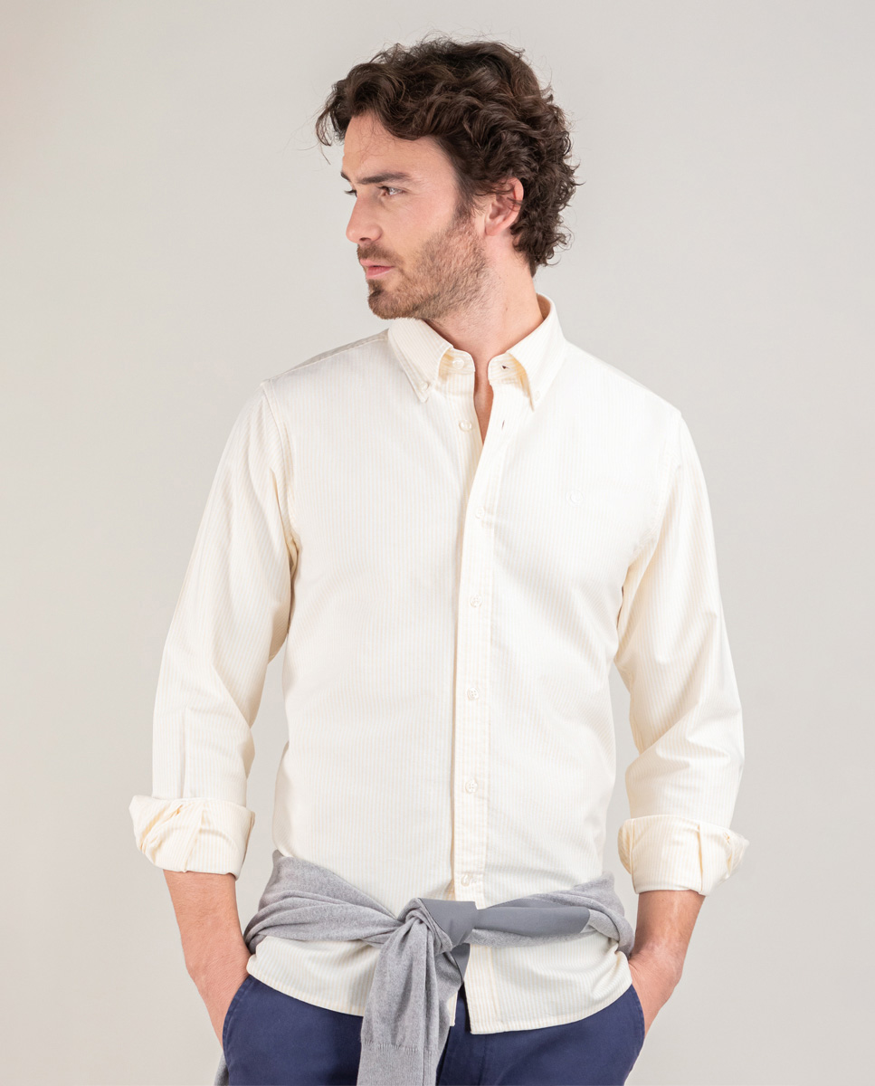 Camisa Oxford Yale Amarillo
