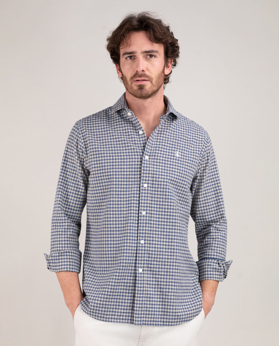 Chemise Denim Carreau Denim