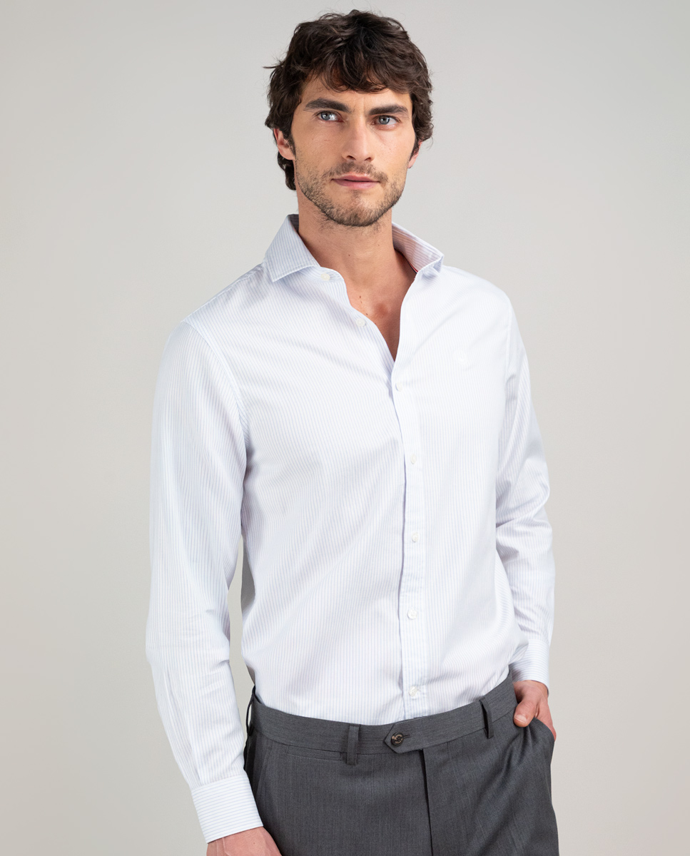 Chemise Pinpoint Rayure Bengale