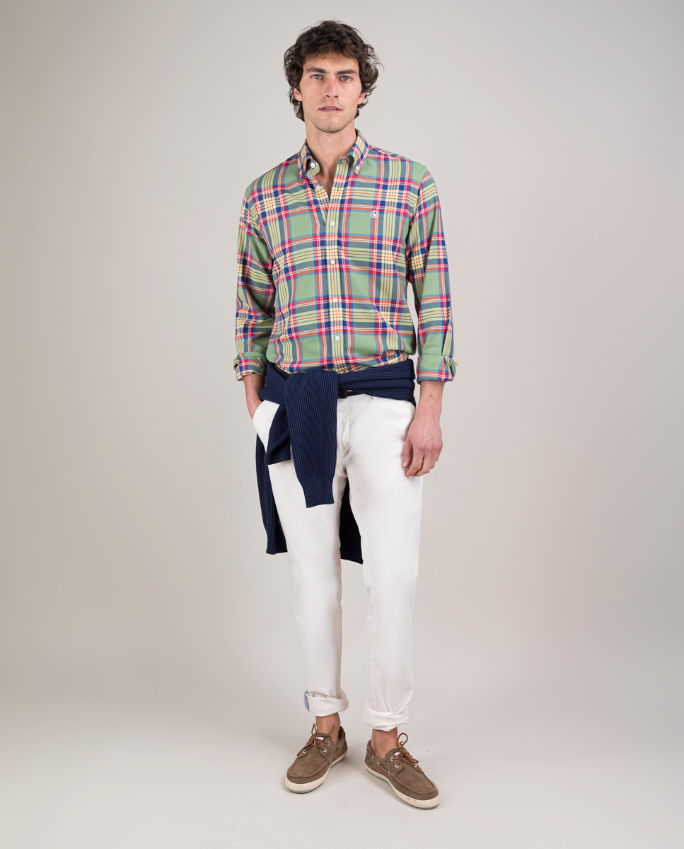 Camisa Tartán Verde
