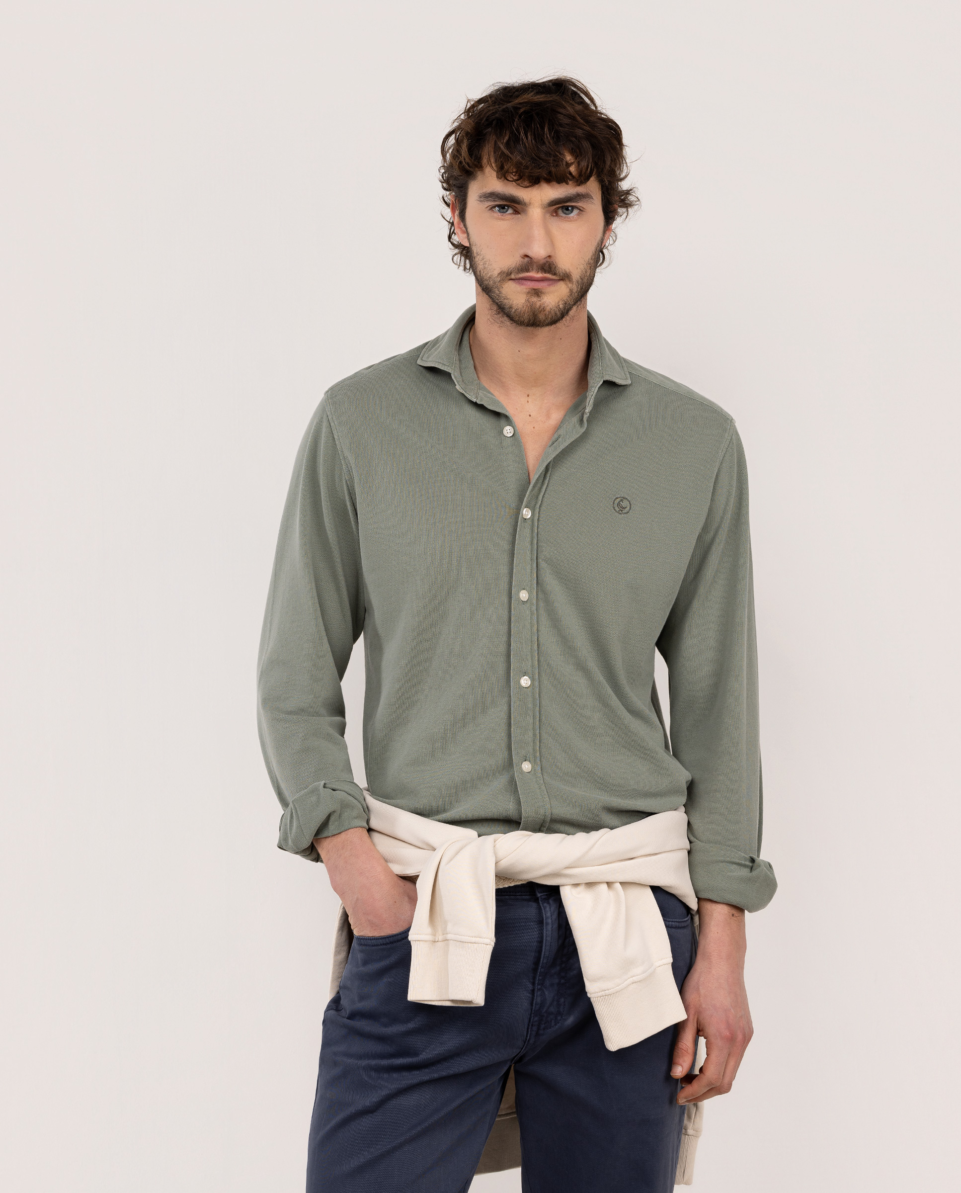 Camisa Piqué Verde