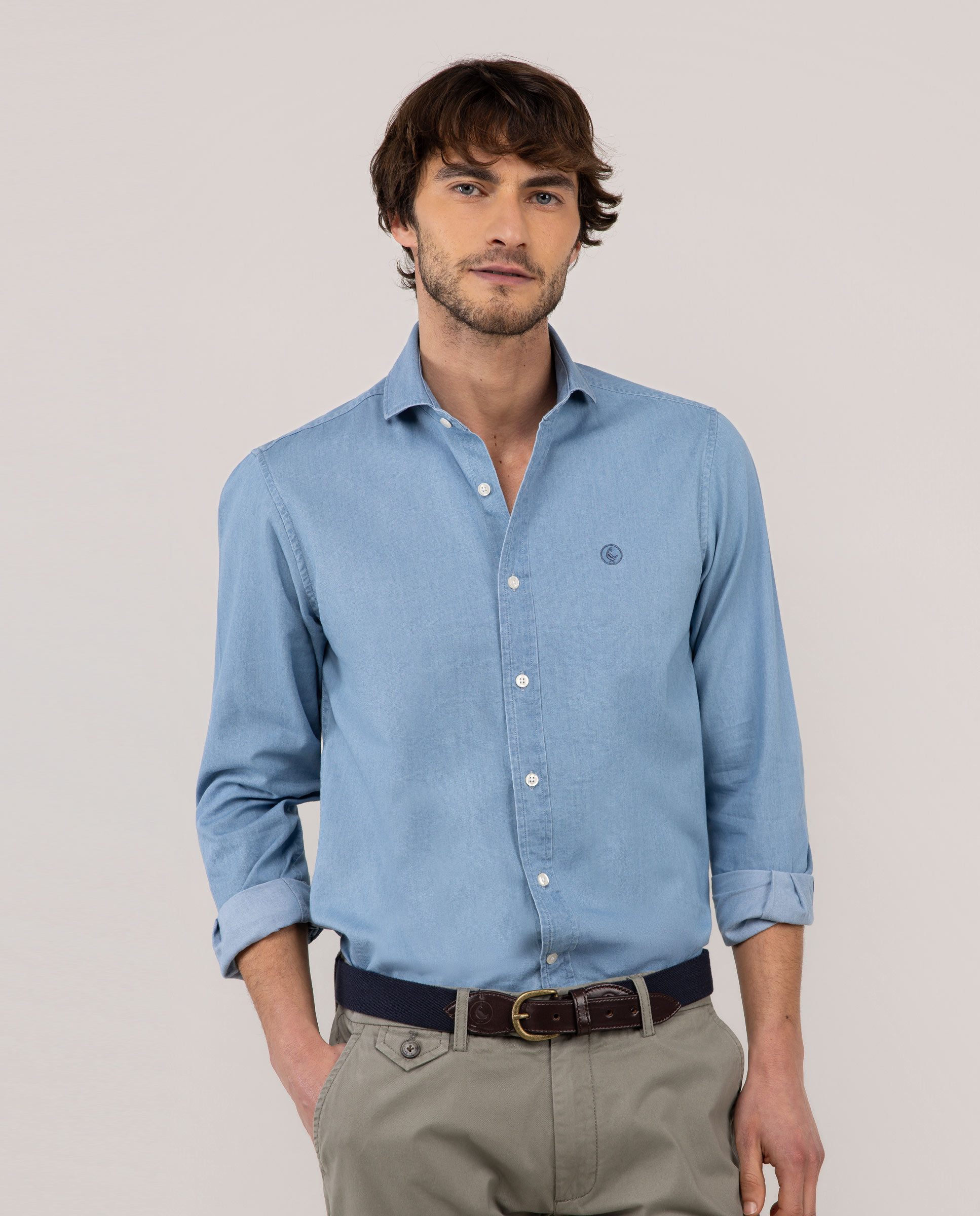 Camisa Denim Índigo