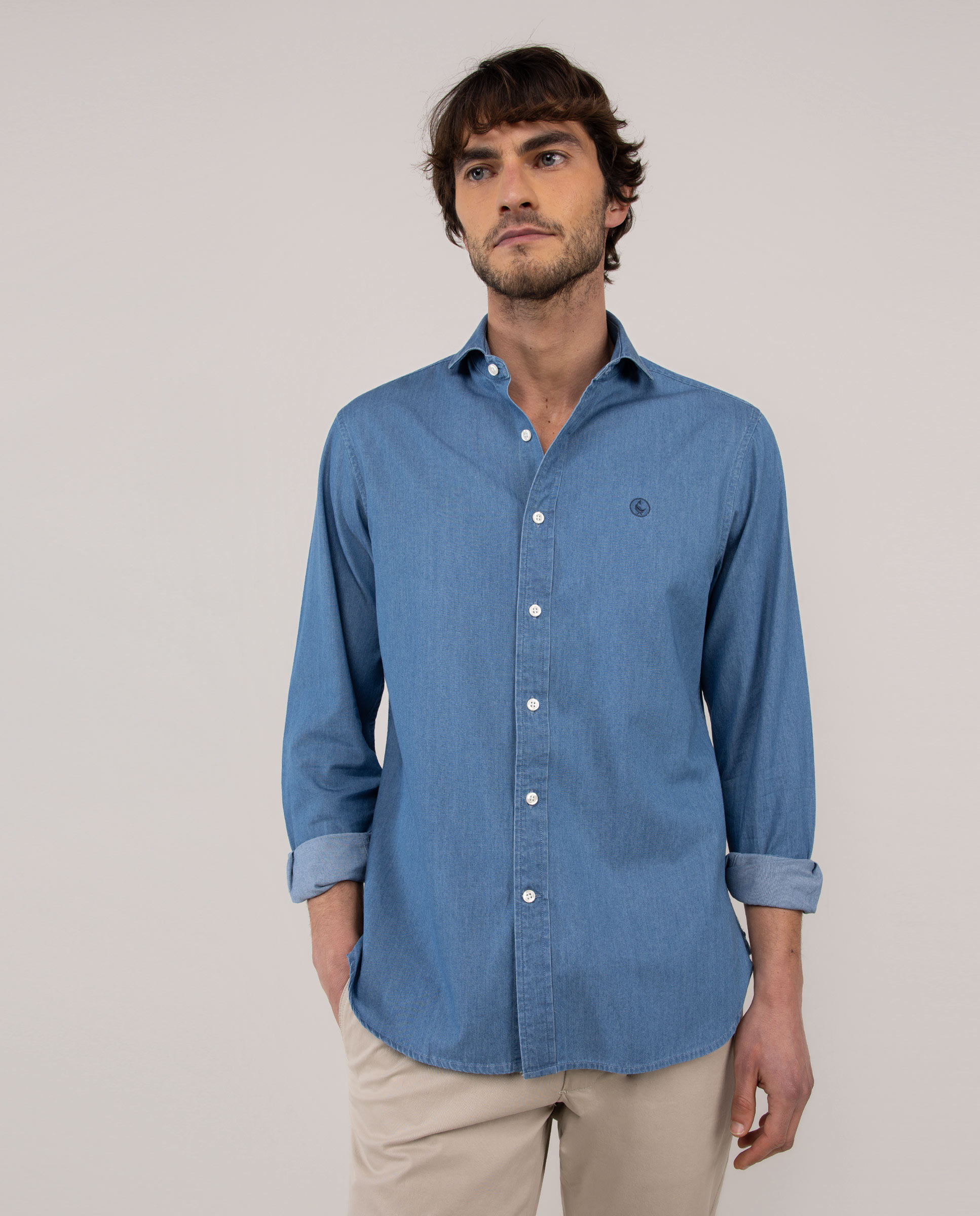 Camisa Denim Doble Tintura