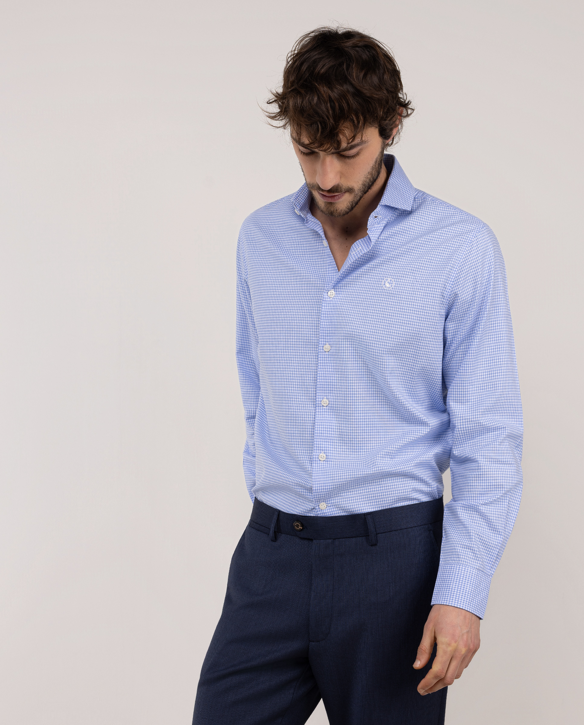 Camisa de Vestir Cuadro Vichy
