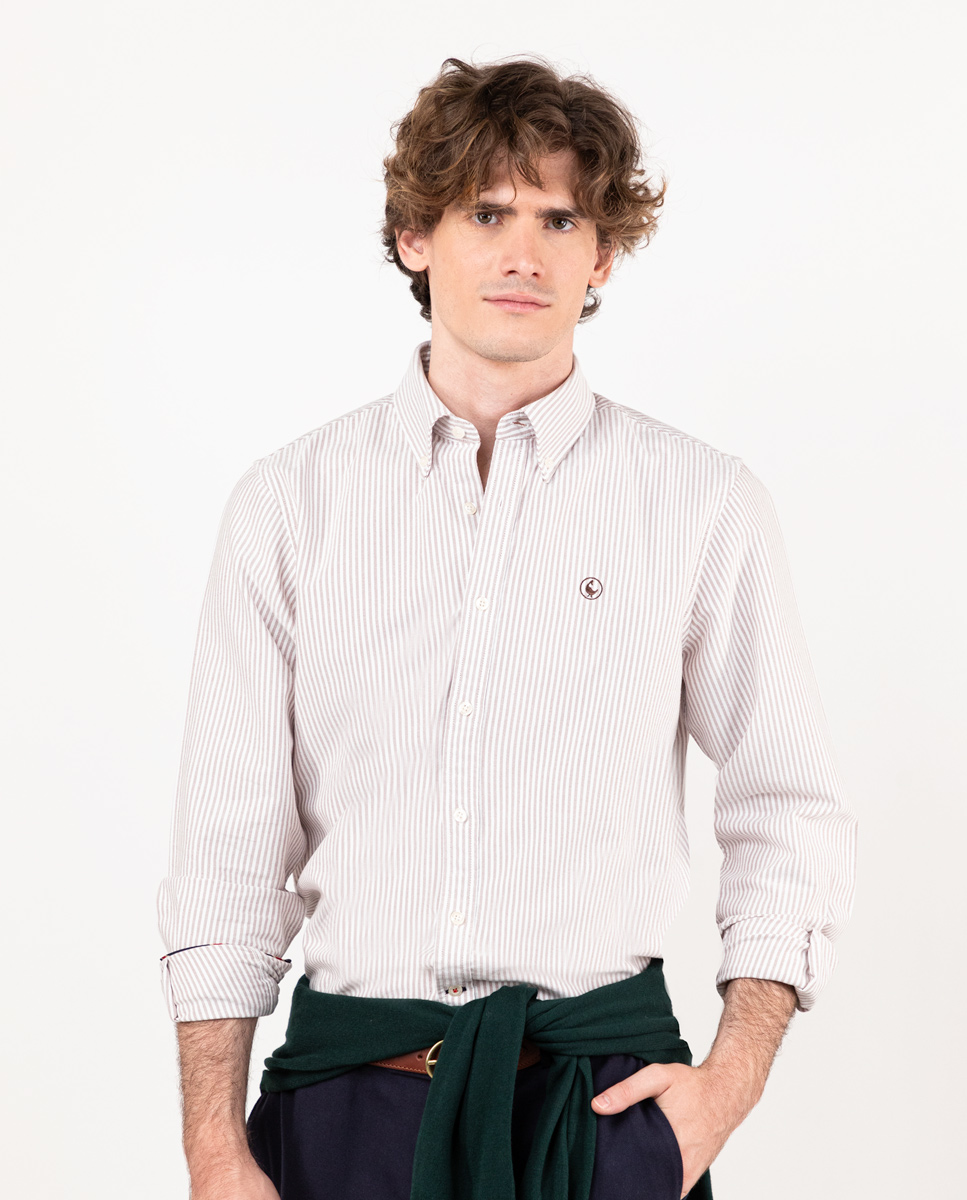 Camisa Raya Yale Oxford Beige