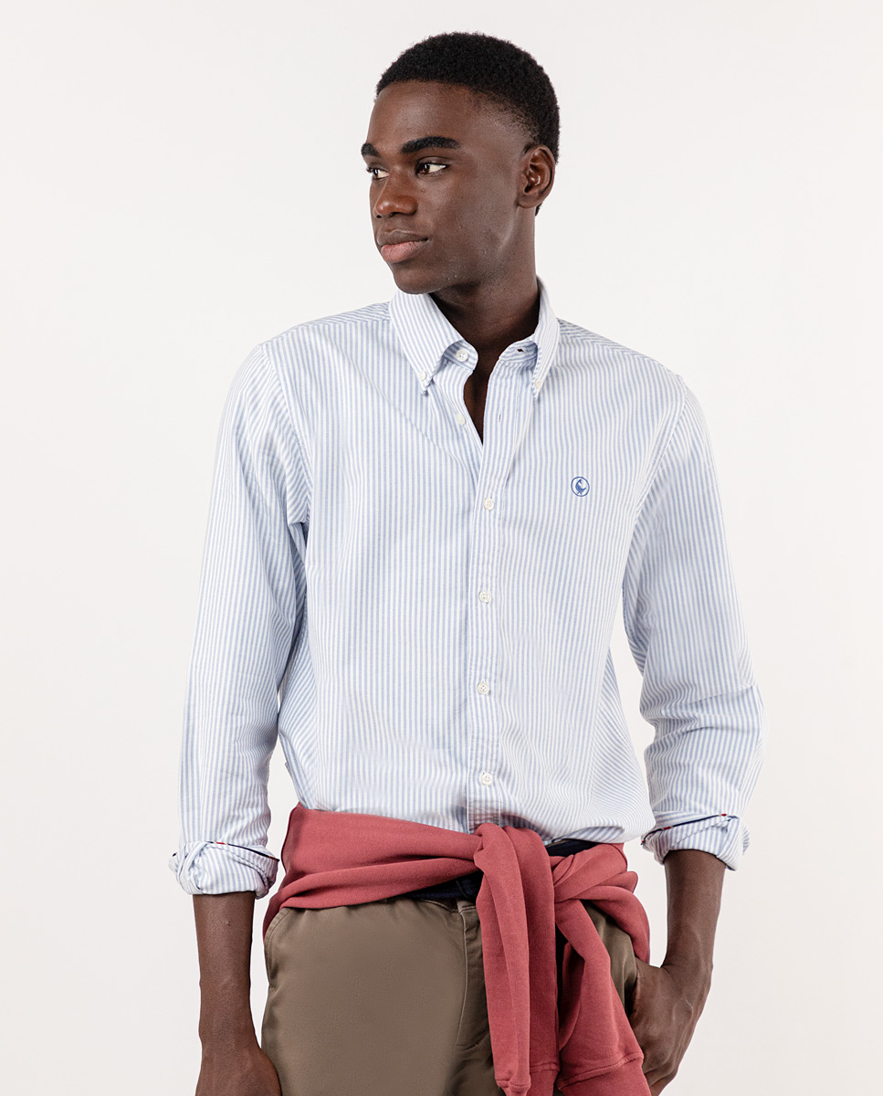 Camisa Raya Yale Oxford Marino