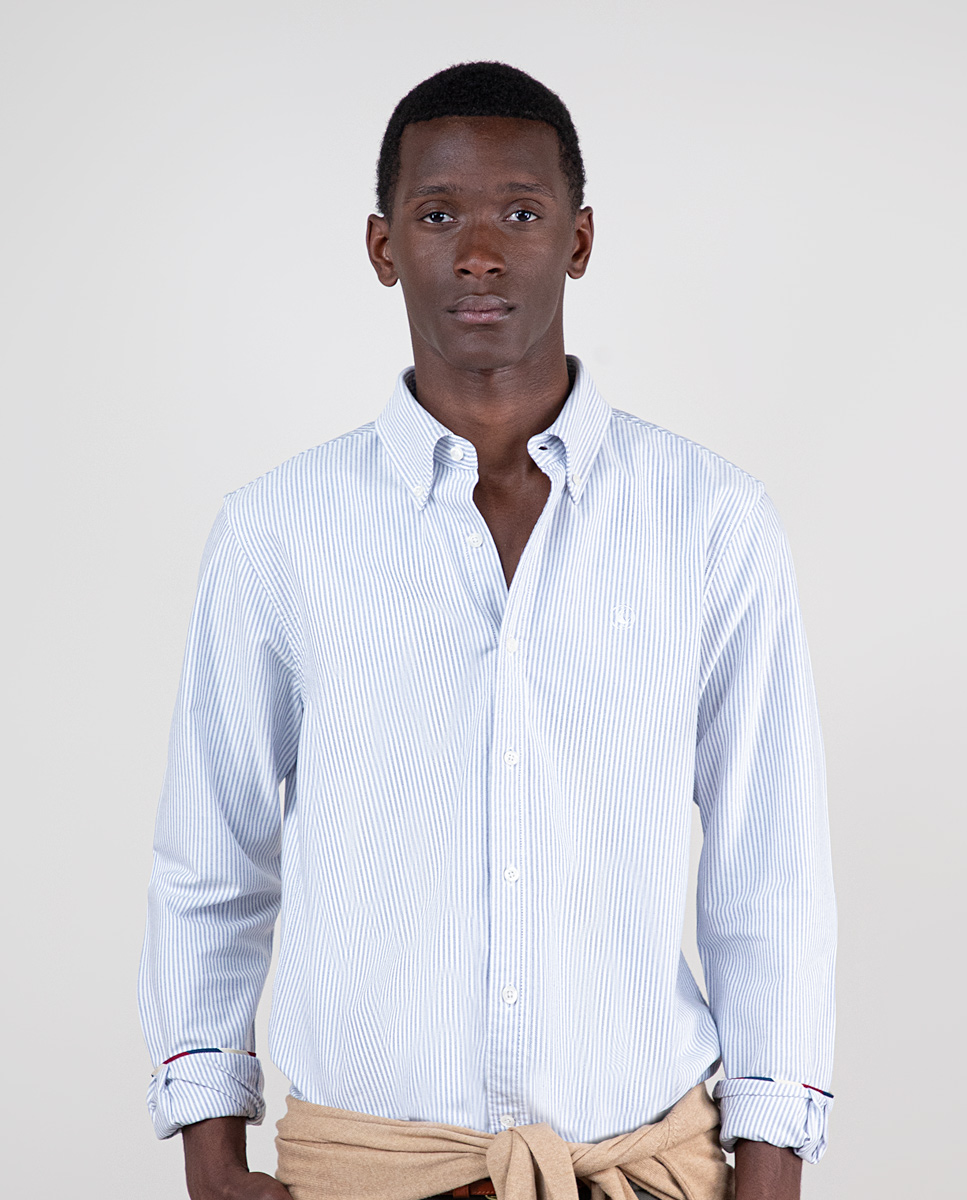 Camisa Oxford Marinha Yale