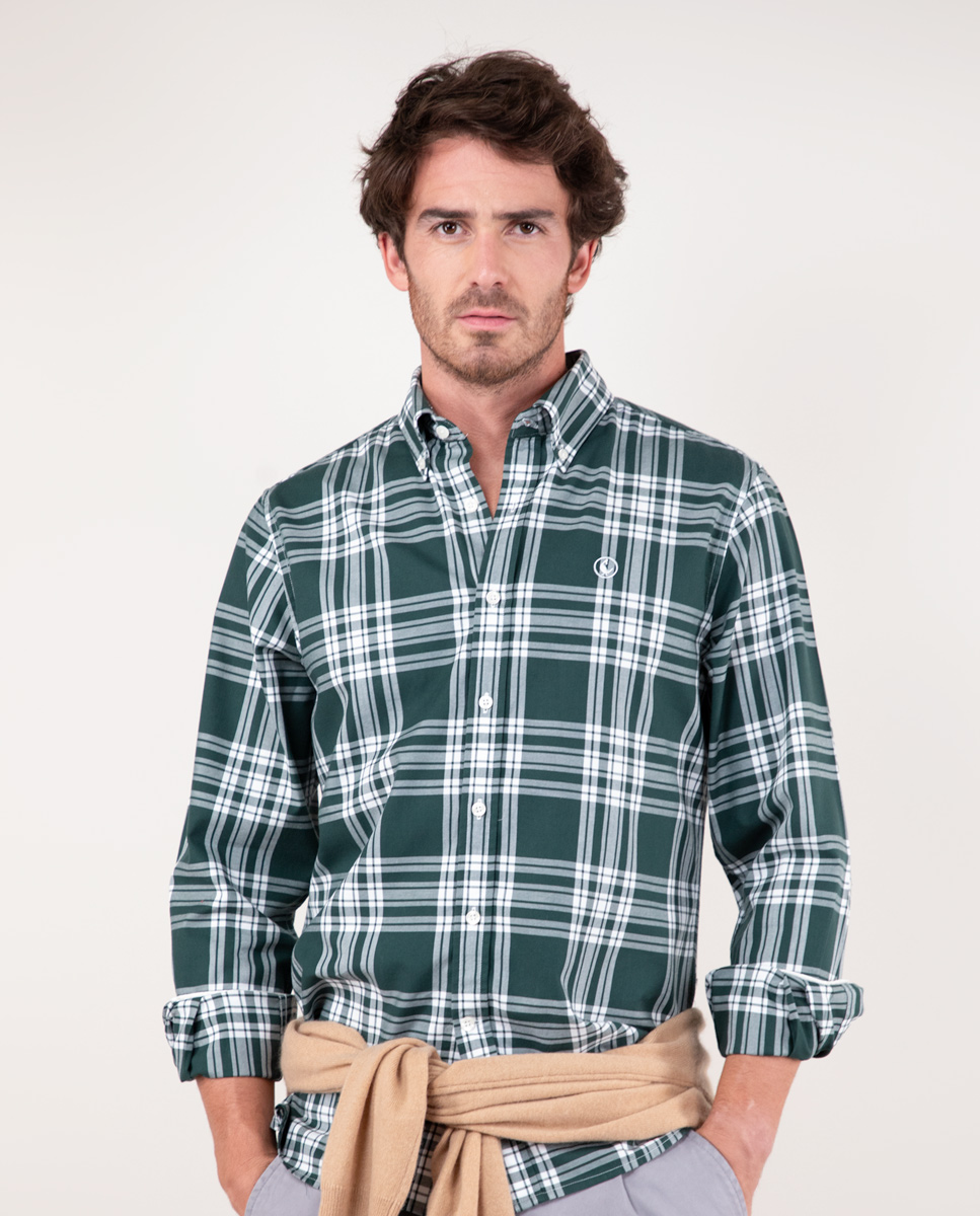 Camisa Tartán Verde