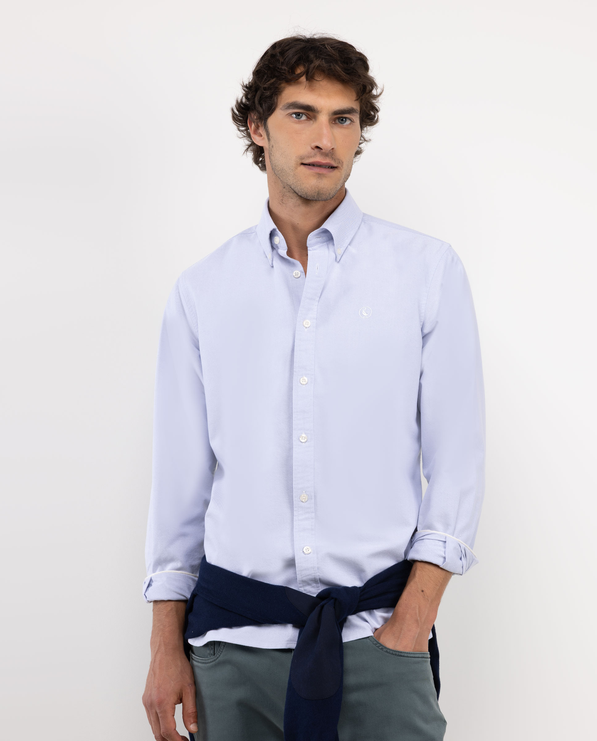 Camisa Oxford Lisa Gris