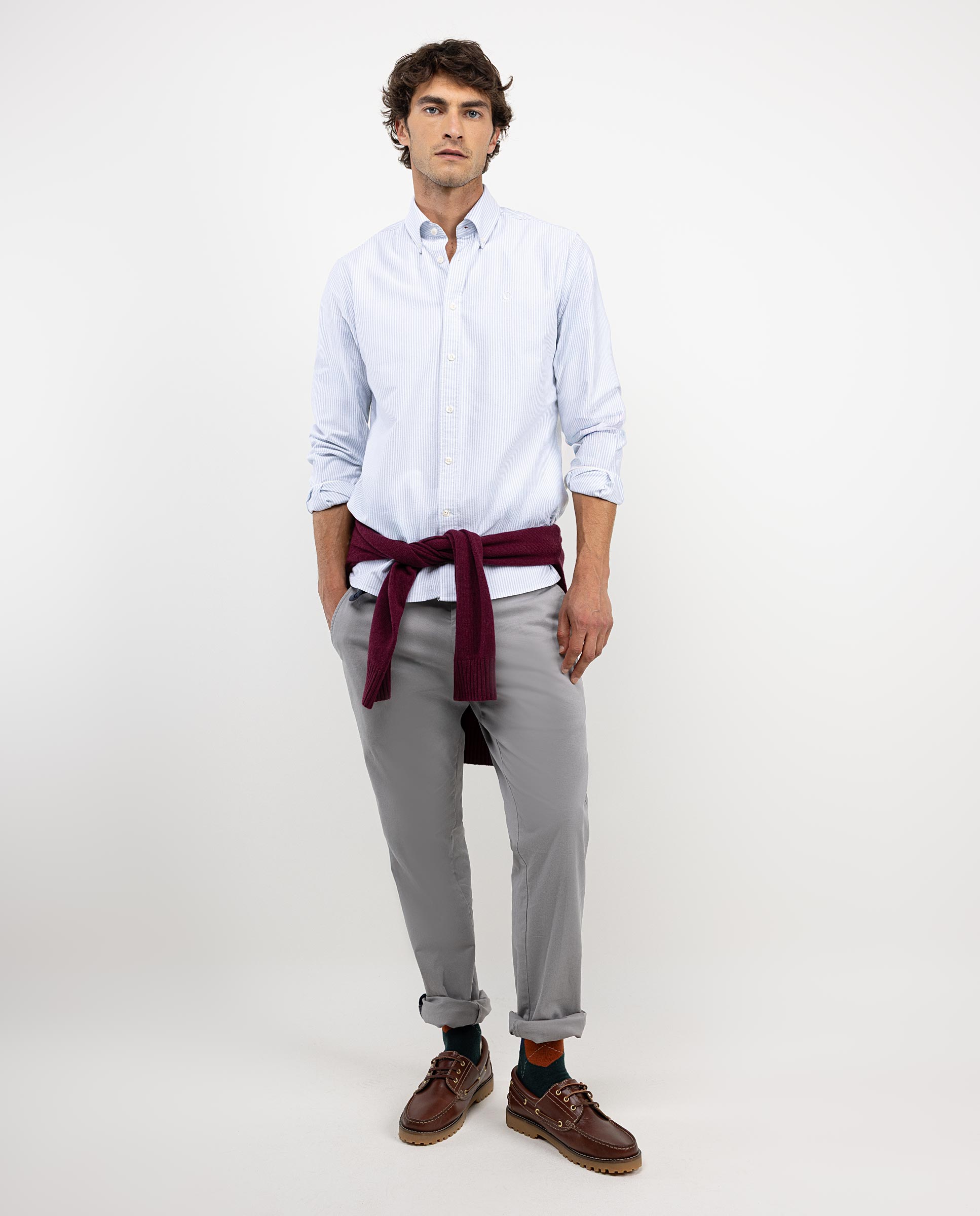 Camisa Oxford Verde Yale