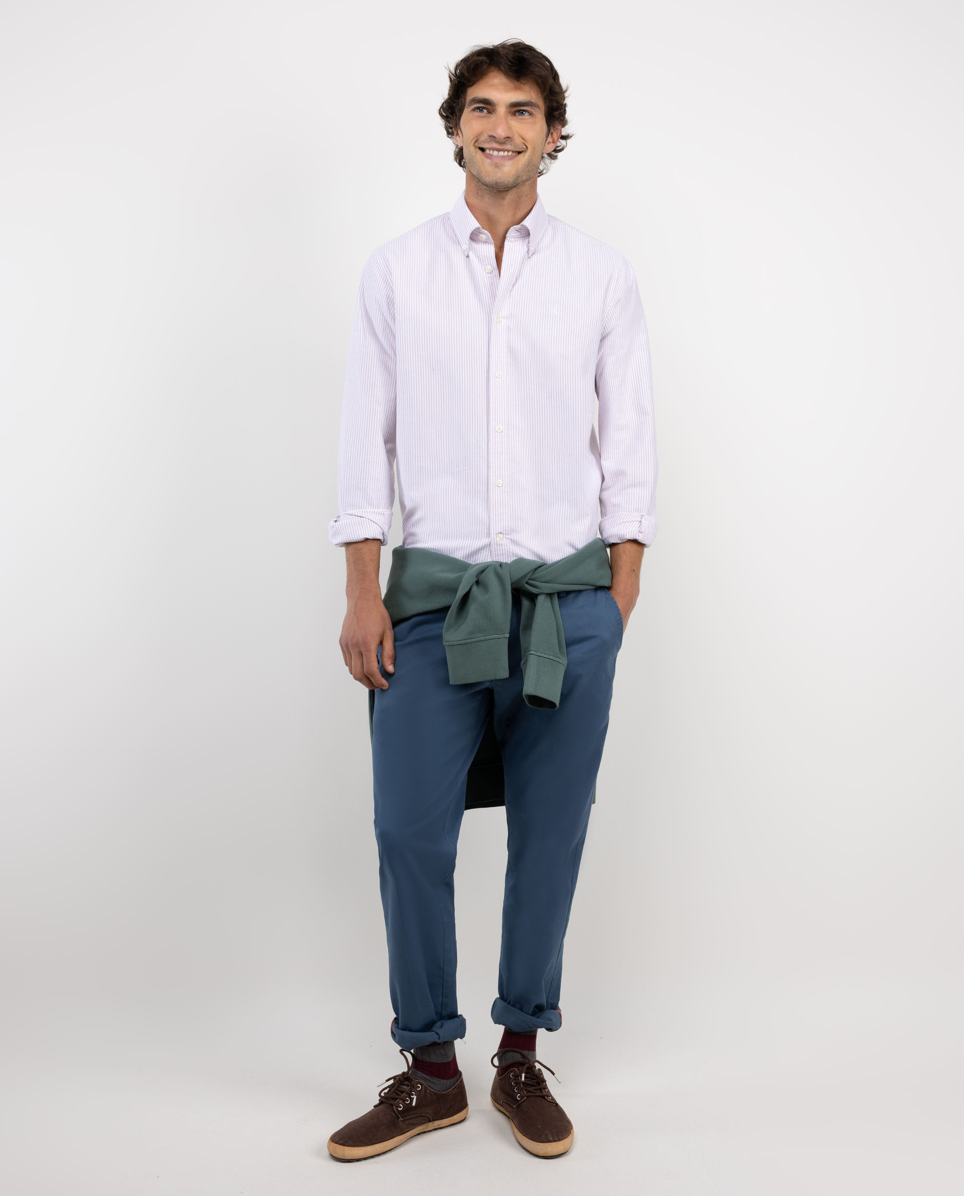 Camisa Oxford Yale Rosa